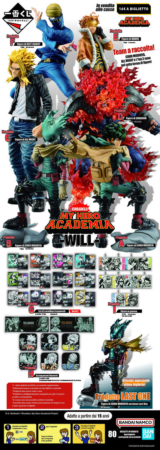 My Hero Academia Ichiban kuji - Will (1 Biglietto)