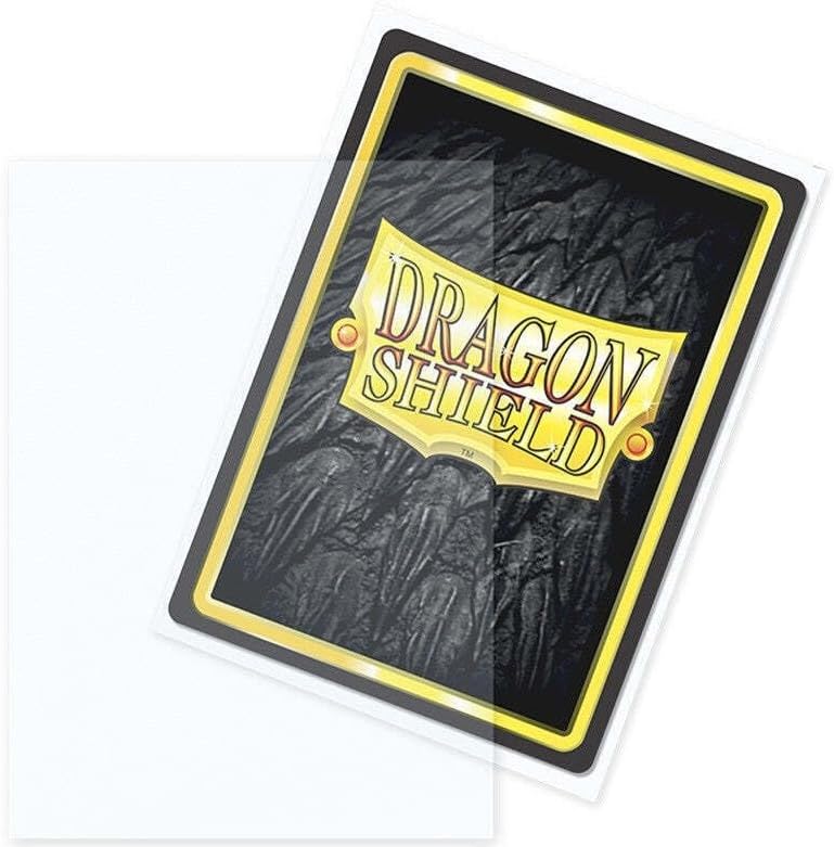 Dragon Shield Outer Sleeves - Standard Size - Clear (100 Sleeves)