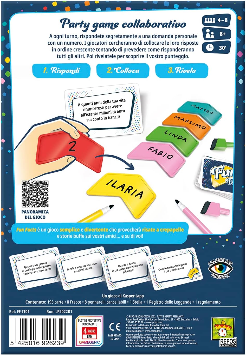 Fun Facts Gioco da Tavolo