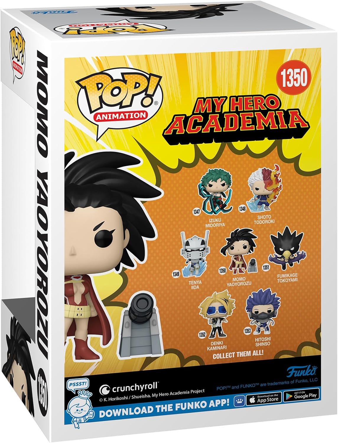 Funko Pop! Momo Yaoyorozu - My Hero Academia 1350 retro