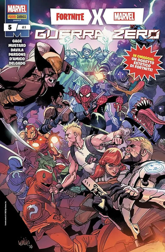 Guerra zero - Fortnite x Marvel vol. 5 italiano panini comics
