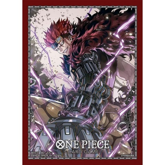 One Piece Card Game Official Sleeves 9 Eustass “Captain” Kid italia