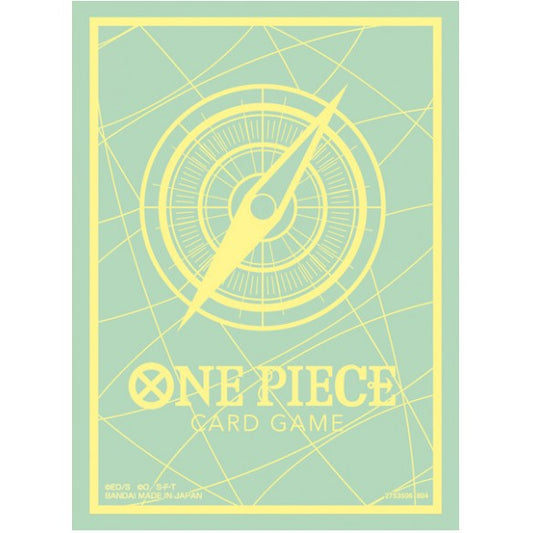 One Piece Card Game Official Sleeves 9 Green Logo italia