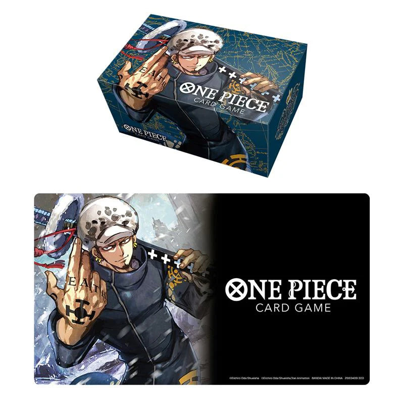 One Piece Card Game Playmat and Storage Box Set - Trafalgar Law italia