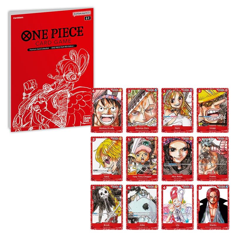 One Piece Card Game Premium Card Collection Film Red Edition italia