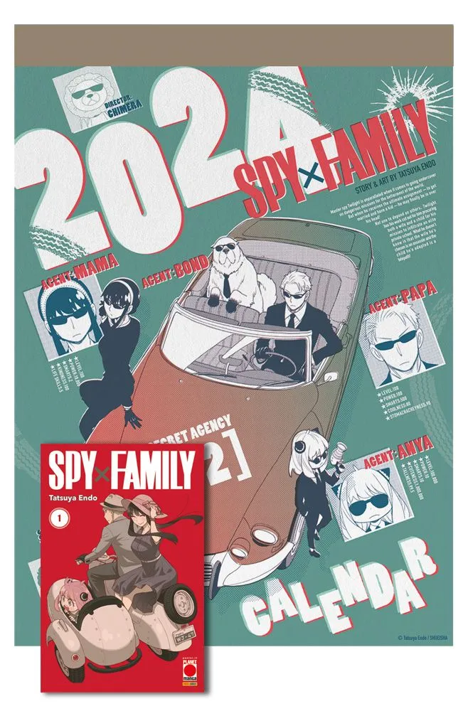 Spy x Family Calendario 2024 + Variant italiano planet manga