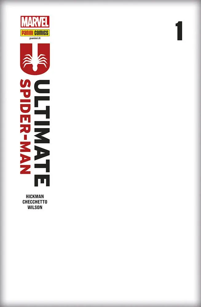 Ultimate Spider-Man 1 Blank Variant italiano panini comics
