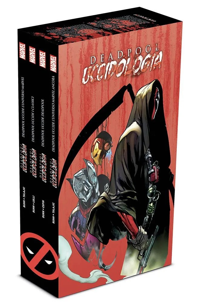 Deadpool Uccidologia Cofanetto Completo (vol. 1-4) Panini Comics Italiano