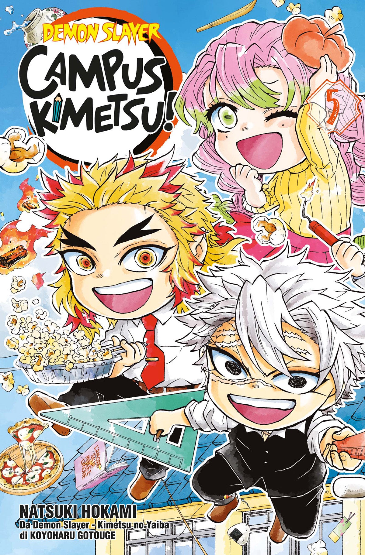 Demon Slayer Campus Kimetsu vol. 5 italiano star comics