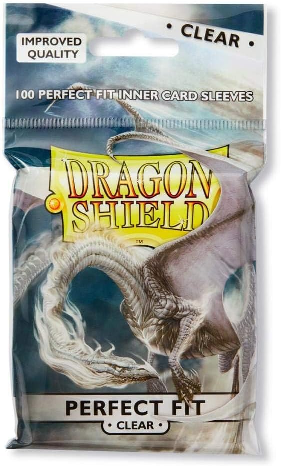 Dragon Shield Perfect Fit - Standard Size - Clear (100 Sleeves) italiano