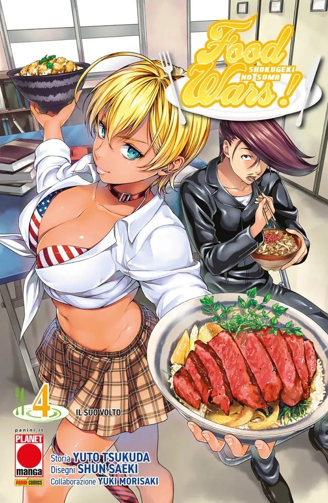 Food Wars vol. 4 italiano planet manga