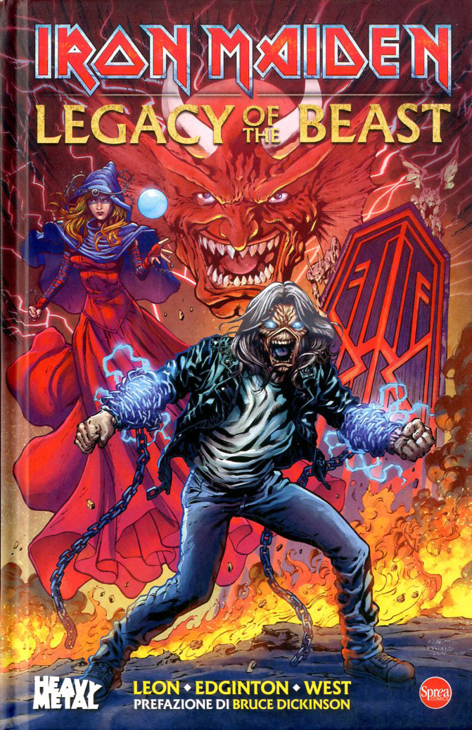 Iron Maiden - Legacy of the beast fumetto italiano sprea comics