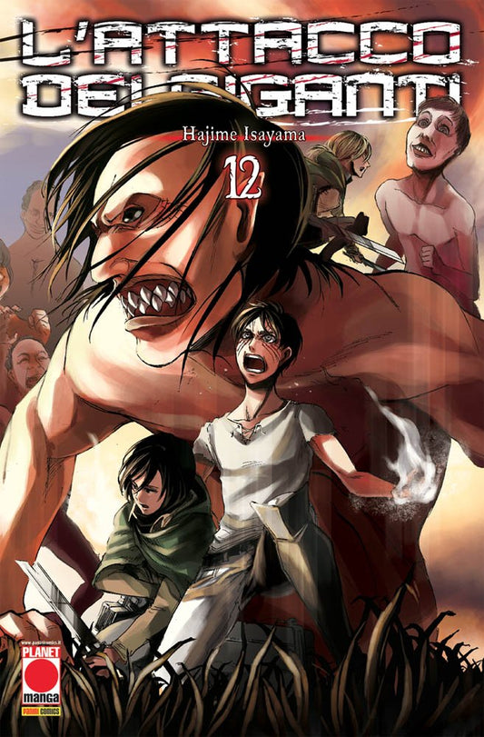 L'Attacco dei Giganti vol. 12 italiano planet manga