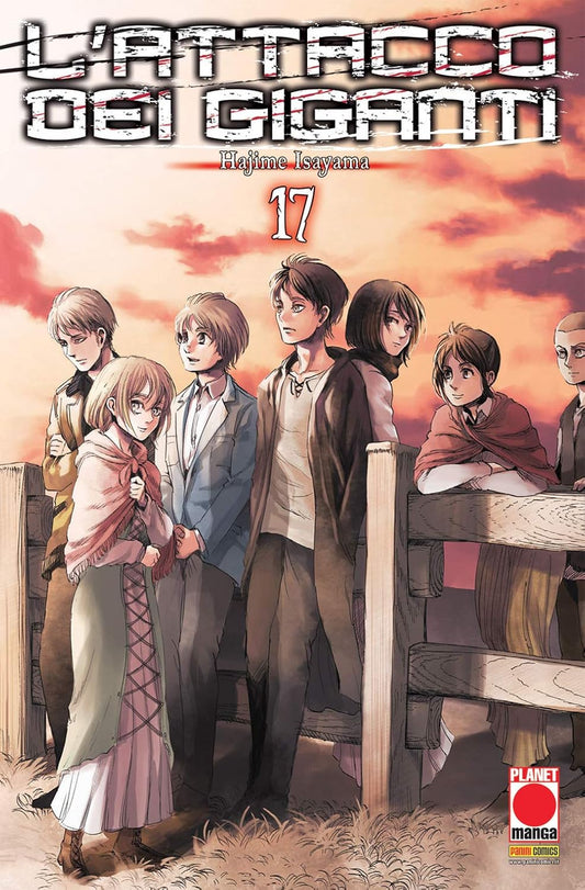 L'Attacco dei Giganti vol. 17 italiano planet manga