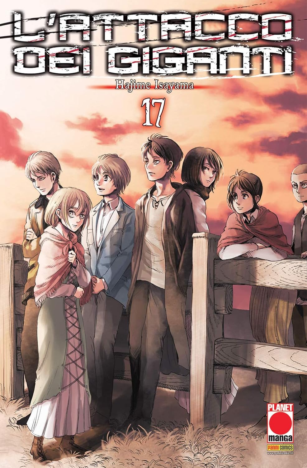 L'Attacco dei Giganti vol. 17 italiano planet manga