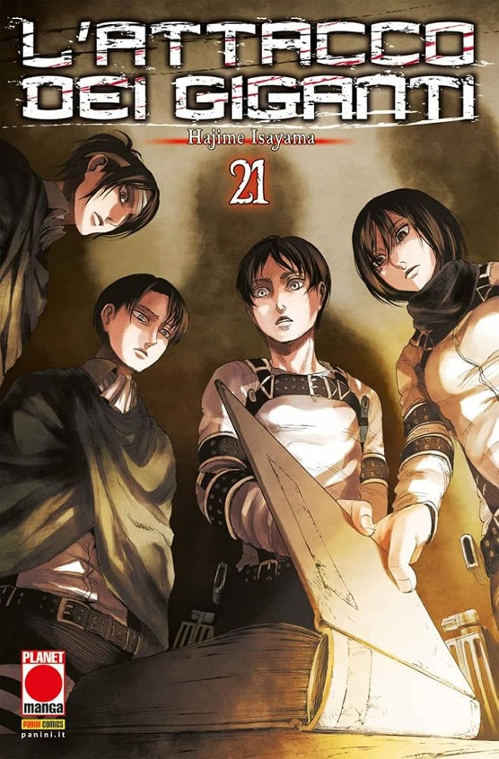 L'Attacco dei Giganti vol. 21 italiano planet manga