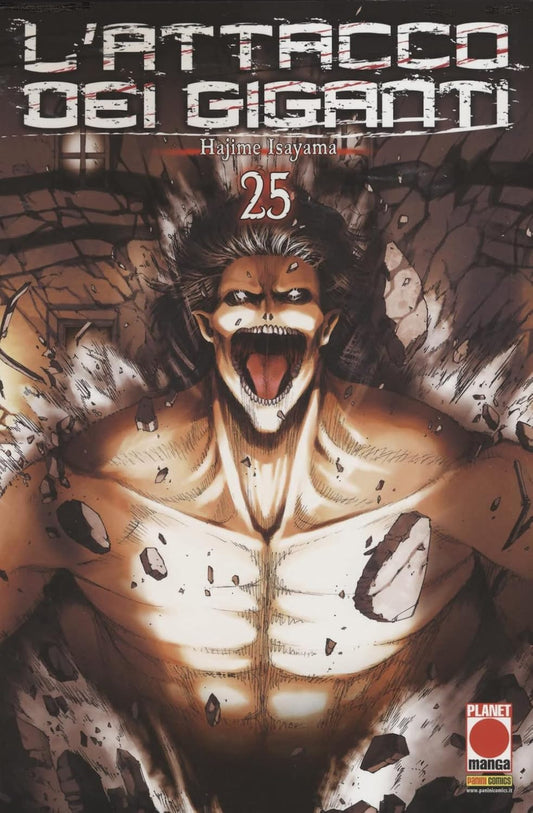 L'Attacco dei Giganti vol. 25 italiano planet manga
