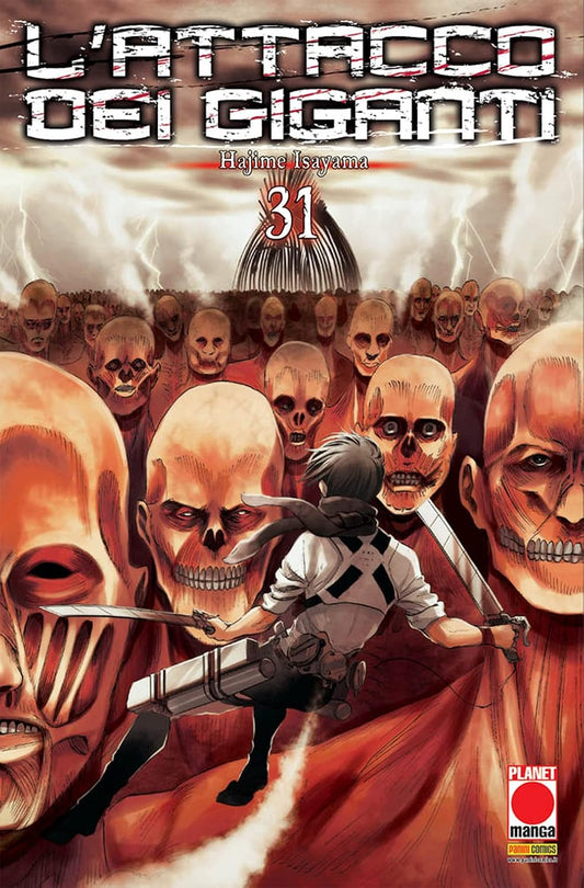 L'Attacco dei Giganti vol. 31 italiano planet manga