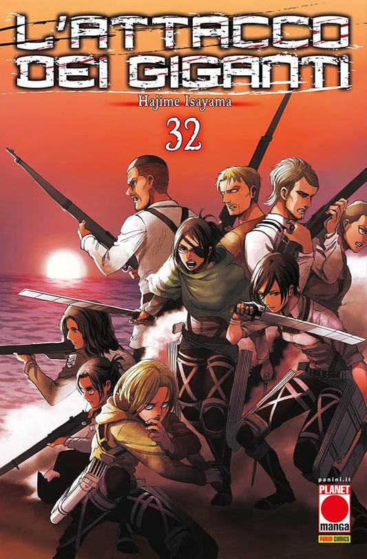 L'Attacco dei Giganti vol. 32 italiano planet manga