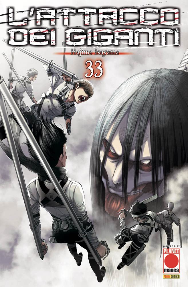 L'Attacco dei Giganti vol. 33 italiano planet manga