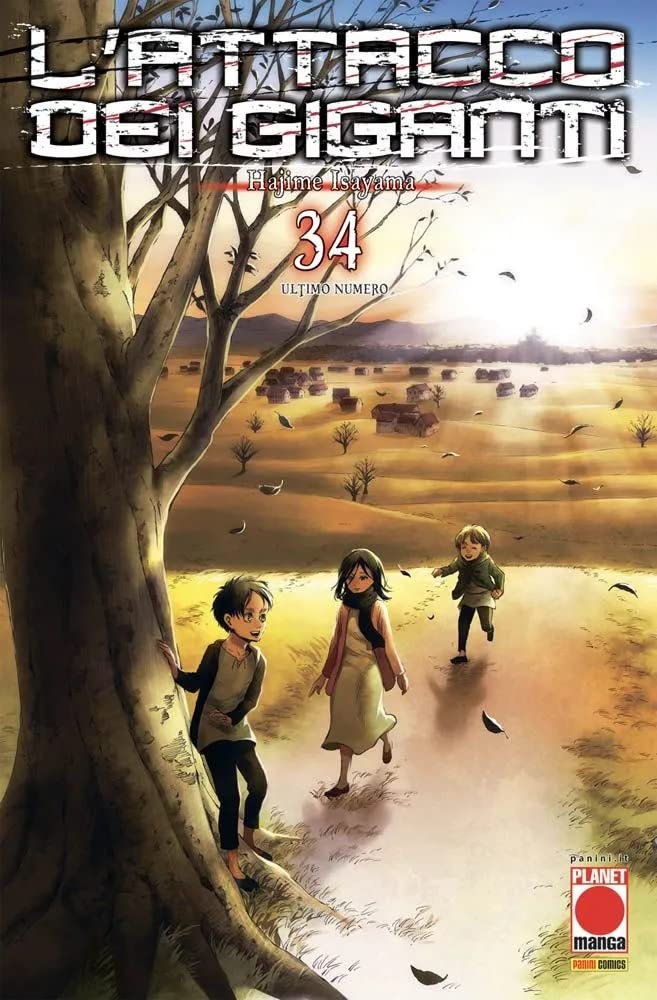 L'Attacco dei Giganti vol. 34 italiano planet manga