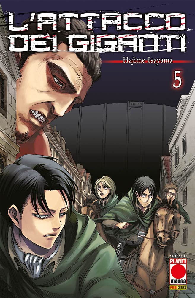 L'Attacco dei Giganti vol. 5 italiano planet manga