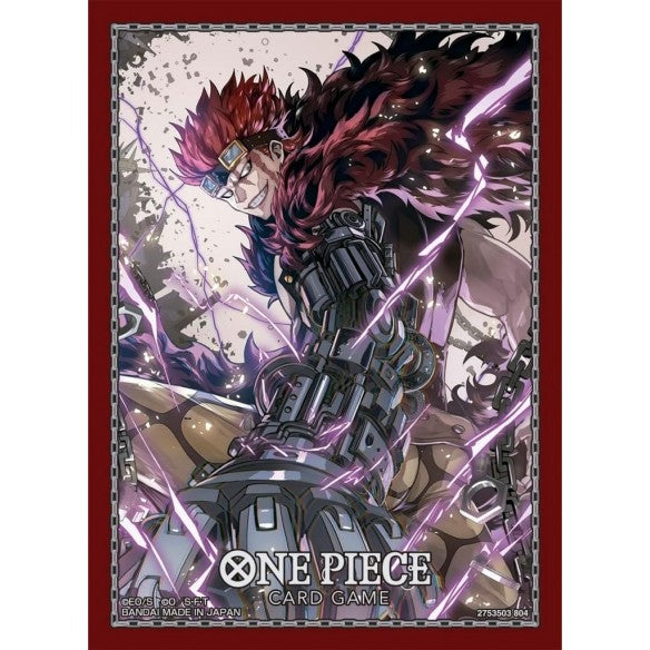 One Piece Card Game Official Sleeves 9 Eustass “Captain” Kid italia