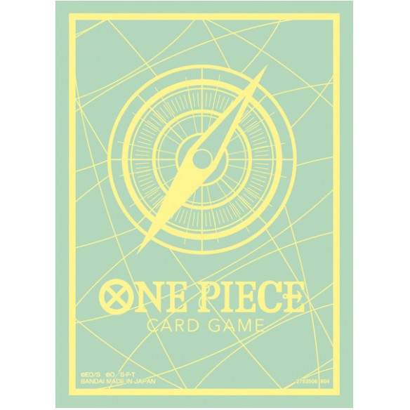 One Piece Card Game Official Sleeves 9 Green Logo italia
