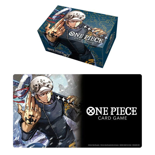 One Piece Card Game Playmat and Storage Box Set - Trafalgar Law italia