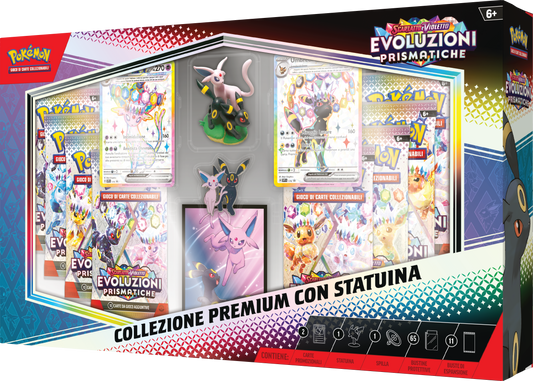 Pokémon Collezione Premium con Statuina Evoluzioni Prismatiche