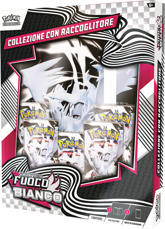 Collezione con Raccoglitore Fuoco Bianco