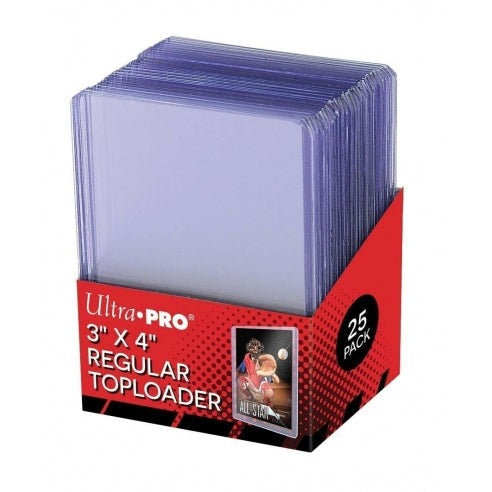 Toploader Regular trasparenti 3" x 4" (25 pezzi) italia