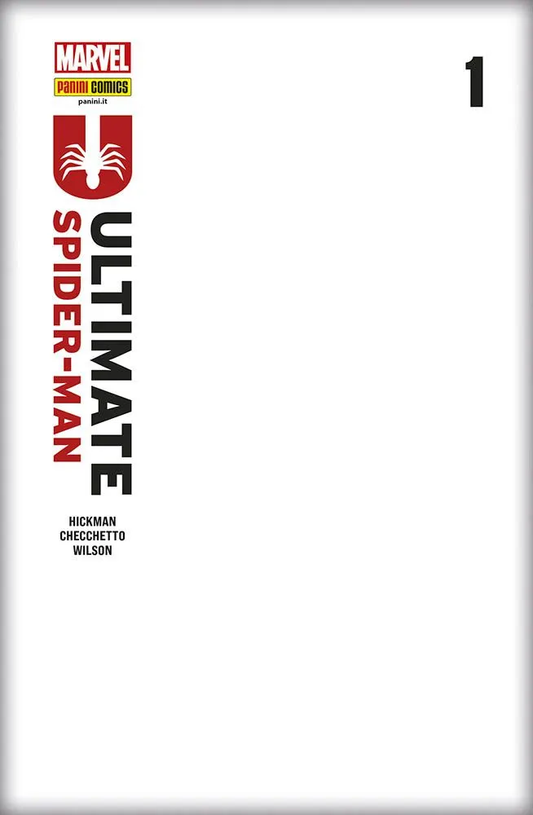 Ultimate Spider-Man 1 Blank Variant italiano panini comics
