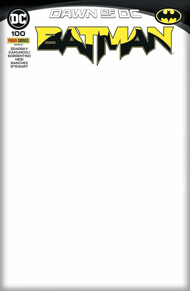 Batman 100 - Variant Blank Cover